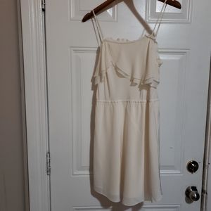 Wilfred 100% silk cream dress